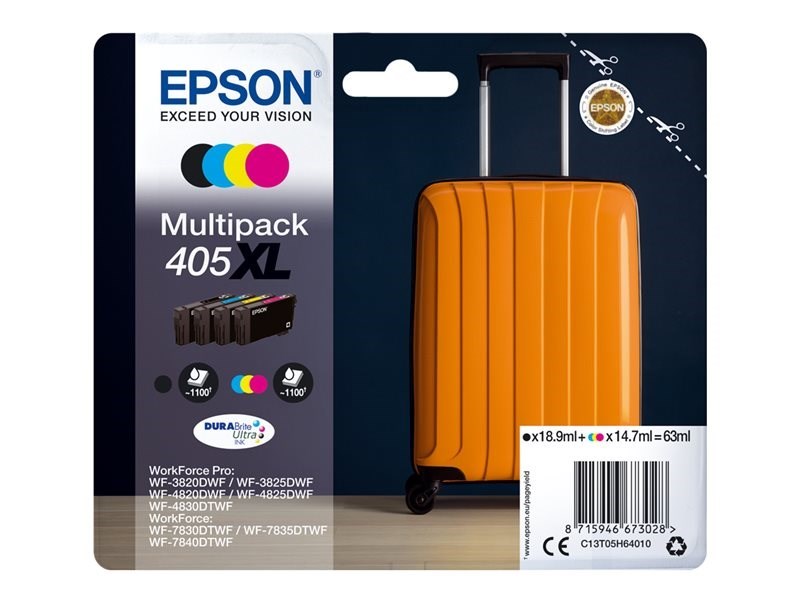 CARTUCHO EPSON 405XL MULTIPACK 4 COLORES DURABRITE